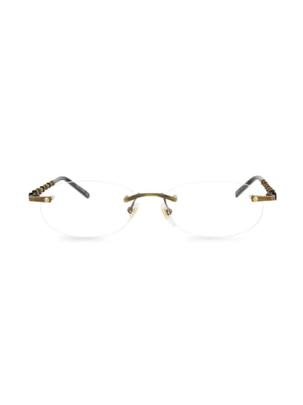 52MM Oval Optical Glasses Gucci