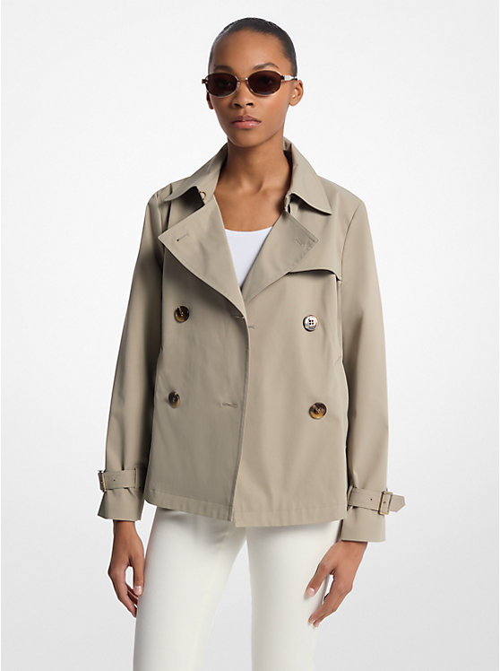 Cropped Trench Coat Michael Kors