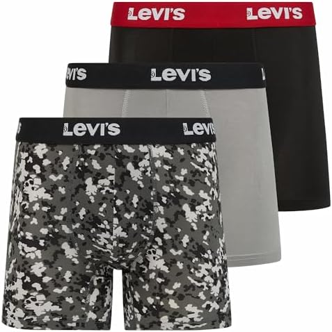 Levi's Mens Underwear Microfiber Boxer Brief for Men Ultra Soft 3 Pack Levi"s