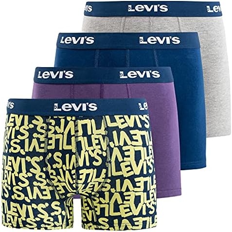 Levi's Mens Boxer Briefs Cotton Stretch Underwear For Men 4 Pack Levi"s