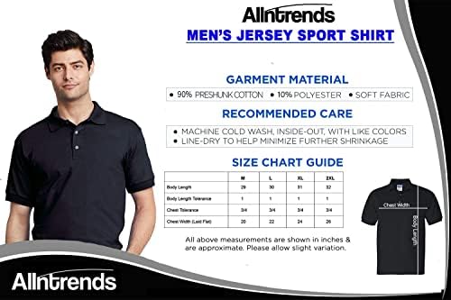 ALLNTRENDS Men's Polo T Shirt USA Veteran Army Embroidered Military US Army Allntrends