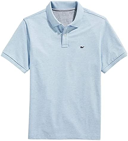 vineyard vines Men's Edgartown Short Sleeve Pique Polo, Jake Blue, XX-Large Vineyard Vines