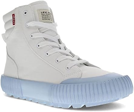 Levi's Women's Casual Sneaker, White/Blue, 6.5 Levi"s