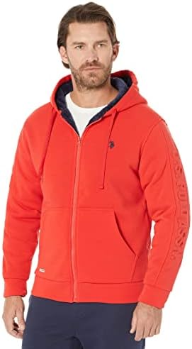 U.S. Polo Assn. Embossed Wordmark Sherpa Hoodie U.S. Polo Assn.