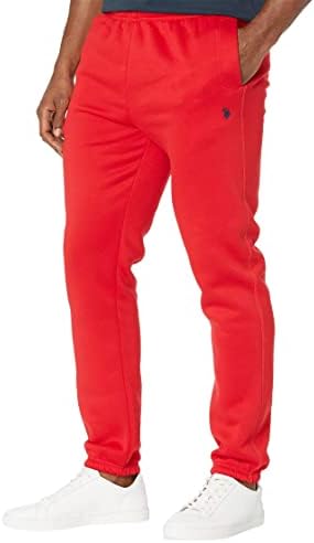 U.S. Polo Assn. Pocket Fleece Pants Engine Red LG 32 U.S. Polo Assn.