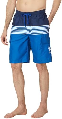 U.S. Polo Assn. Stripe Cargo Swim Shorts U.S. Polo Assn.