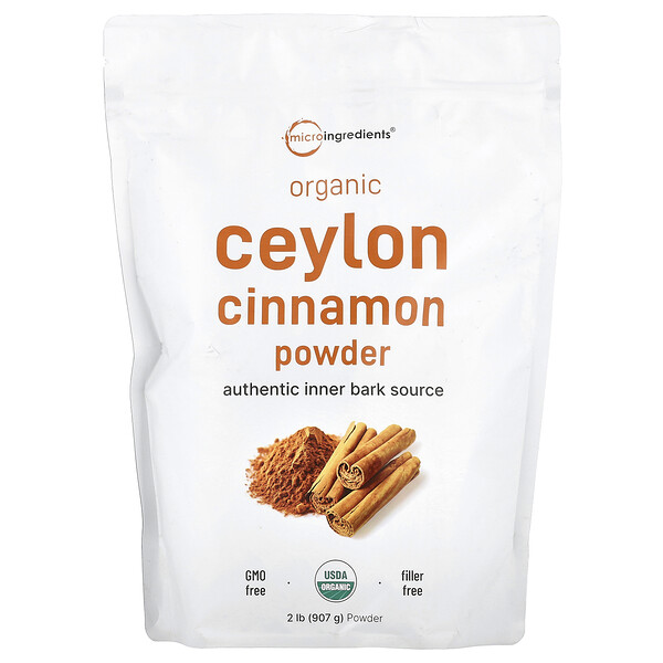 Organic Ceylon Cinnamon Powder, 2 lb (907 g) Micro Ingredients