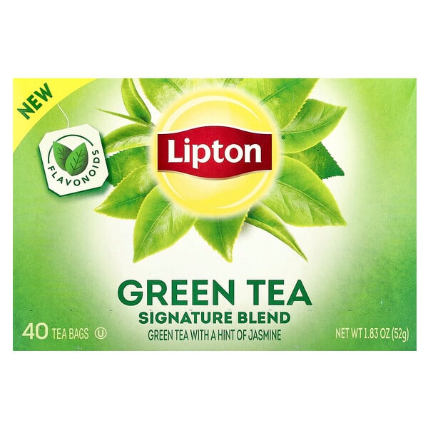 Green Tea, Signature Blend , 40 Tea Bags, 1.83 oz (52 g) Lipton