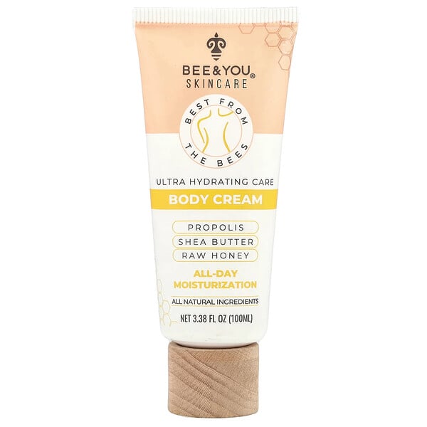 Body Cream, 3.38 fl oz (100 ml) Bee & You