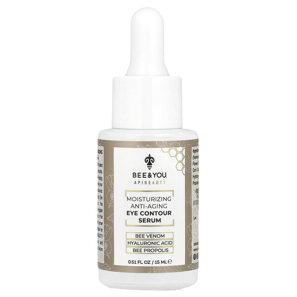 Moisturizing Anti-Aging Eye Contour Serum, 0.51 fl oz (15 ml) Bee & You