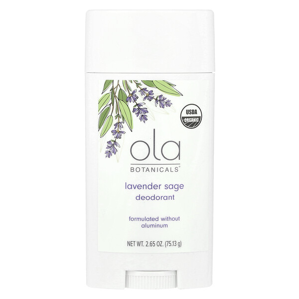 Ola Botanicals® Deodorant, Lavender Sage, 2.65 oz (75.13 g) Dr. Mercola