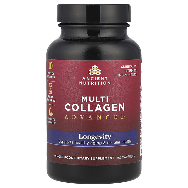 Multi Collagen Advanced, Longevity, 90 Capsules Ancient Nutrition