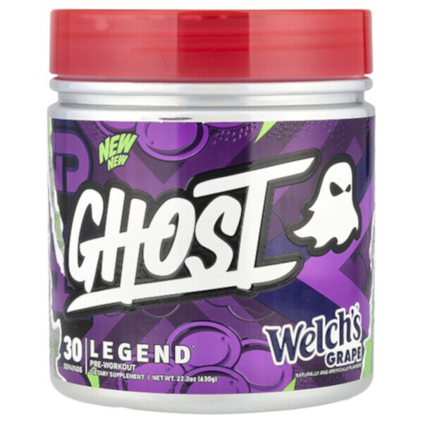 Legend® Pre-Workout, Welch's® Grape, 22.2 oz (630 g) Ghost