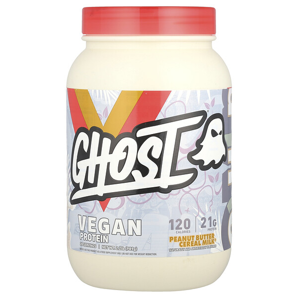 Vegan Protein, Peanut Butter Cereal Milk®, 2.2 lb (989 g) Ghost