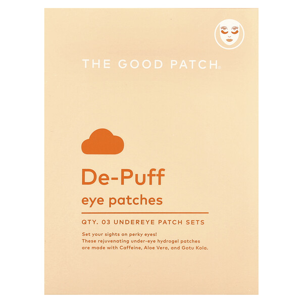 De-Puff Eye Patches , 3 Patch Sets The Good Patch