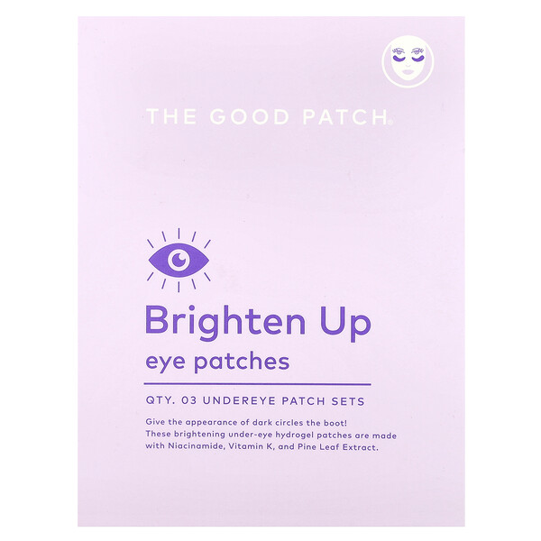 Brighten Up Eye Patches , 3 Patch Sets The Good Patch