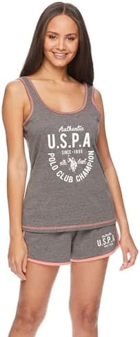 U.S. Polo Assn. Summer Pajamas for Women – Tank Top and Shorts PJ Set for Women U.S. Polo Assn.