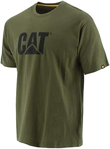 Caterpillar Men's Cat Iconic Logo Premium Ringspun Combed Cotton Tee Cat