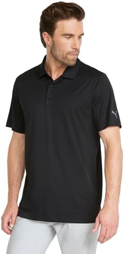 Puma Golf Men's Gamer Polo, Puma Black, XXL Puma