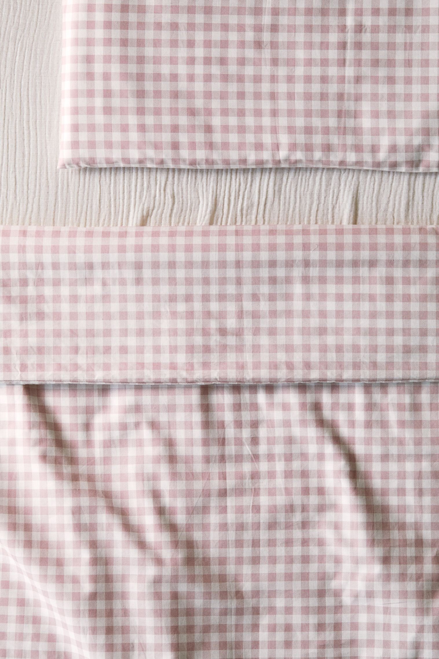 Checked Crib Duvet Cover Set H&M