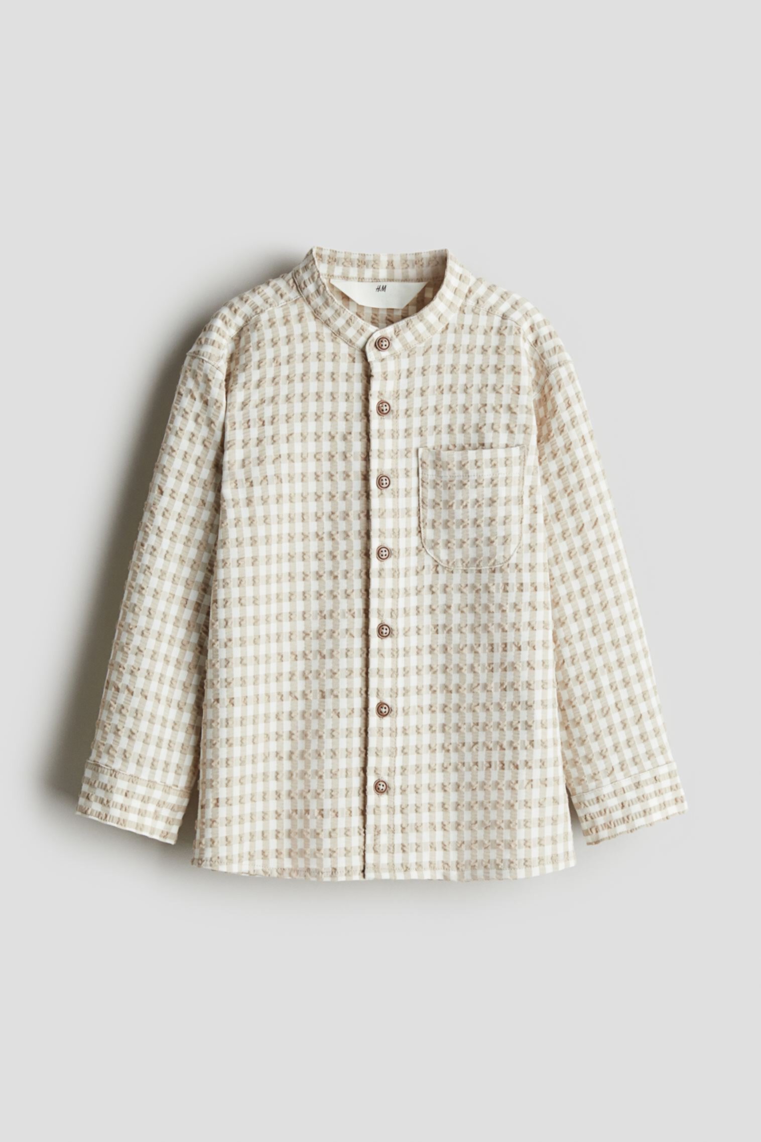 Loose-Fit Textured Shirt H&M