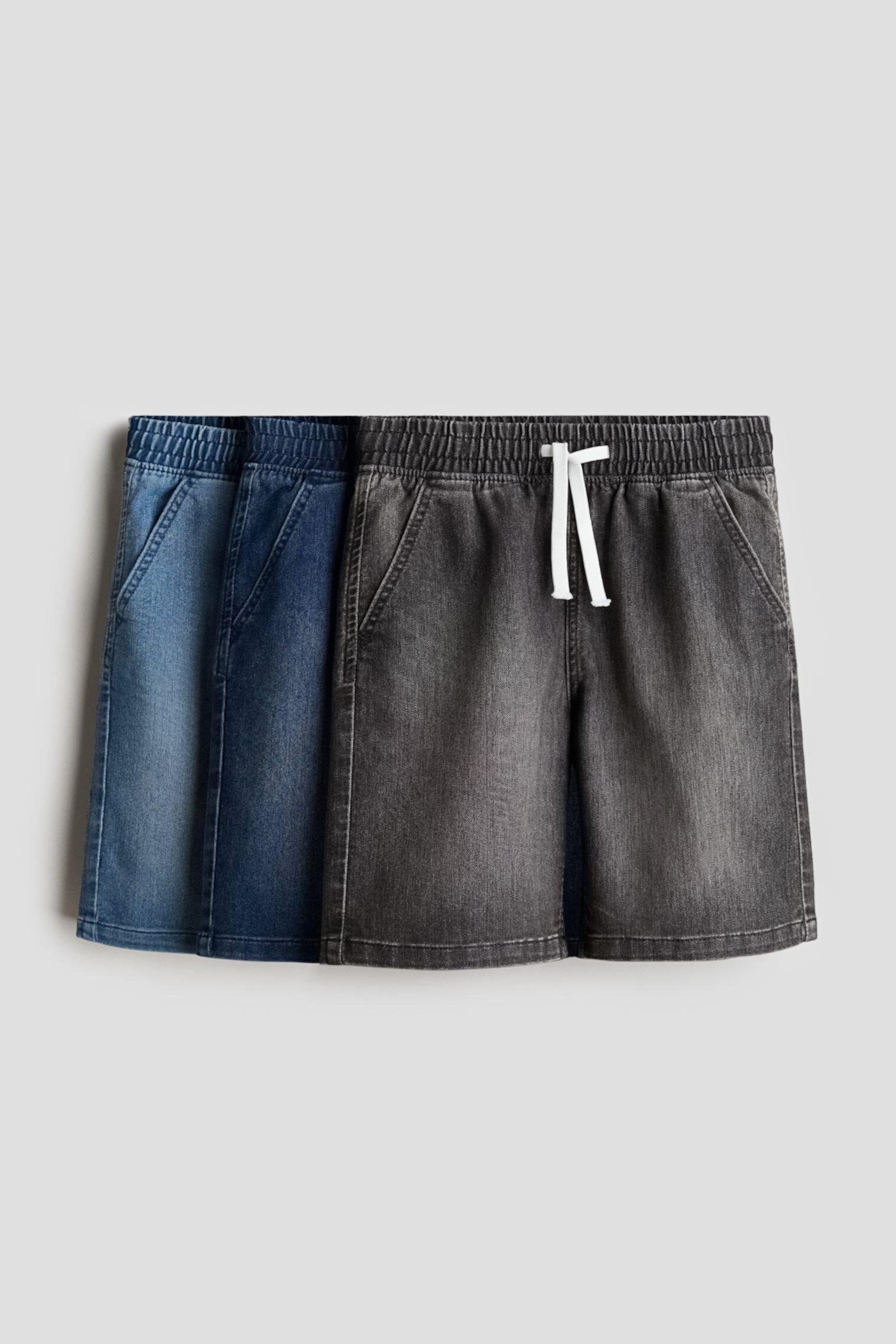 3-pack Denim Shorts H&M