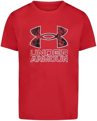 Under Armour UA TECH CORE Print Fill SS, Red/Camo Logo, 4 Under Armour