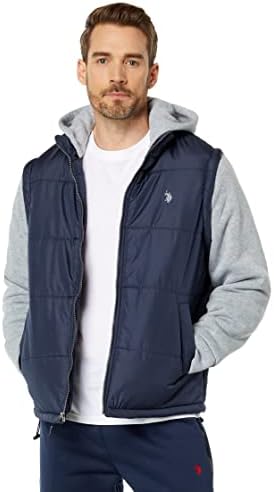 U.S. Polo Assn. Vest with Zip Sleeve Classic Navy LG U.S. Polo Assn.