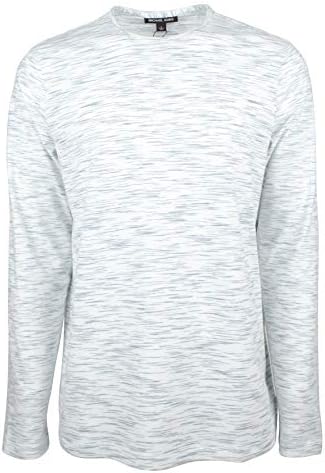 Michael Kors Men's Cotton Blend Crew Long Sleeve W XL White Michael Kors