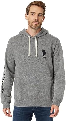 U.S. Polo Assn. Big Pony Pullover Fleece Hoodie Campus Heather Gray 2XL U.S. Polo Assn.