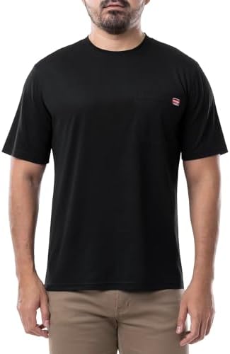 Wrangler Men's Short-Sleeve Performance Workwear T-Shirt with Front Pocket (Multiple Colors Availiable) Wrangler