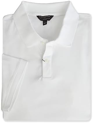 Banana Republic Mens Slim Fit Luxe Touch Cotton Performance Two Button Dress Polo Shirt Banana Republic Factory