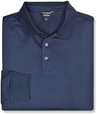 Banana Republic Mens 537711 Standard Fit Luxe Touch Cotton Long Sleeve Polo Shirt Banana Republic Factory