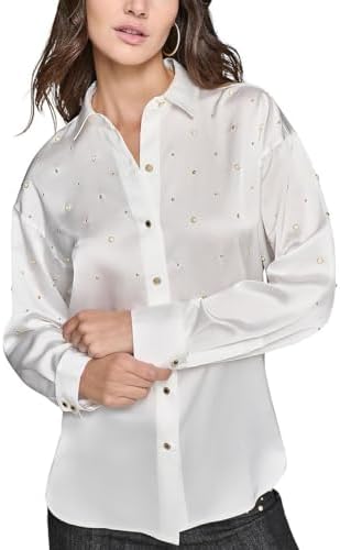 KARL LAGERFELD Women's Soft Everyday Blouse Karl Lagerfeld