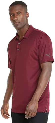 Puma Golf Men's Gamer Polo, Zinfandel, XXL Puma