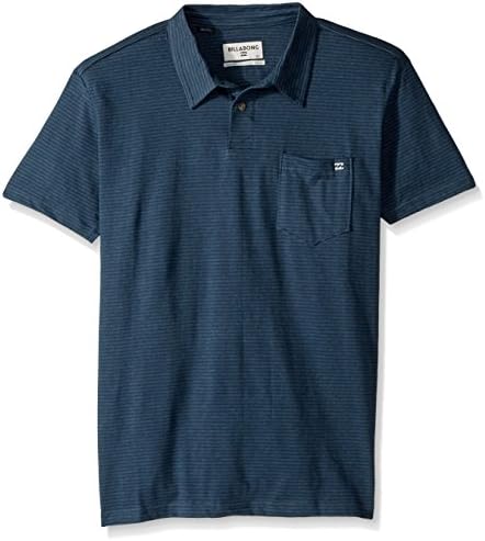 Billabong Men's Polo Short-Sleeve Shirt, Classic Polo Shirt with Button Closure & Check Pocket Billabong