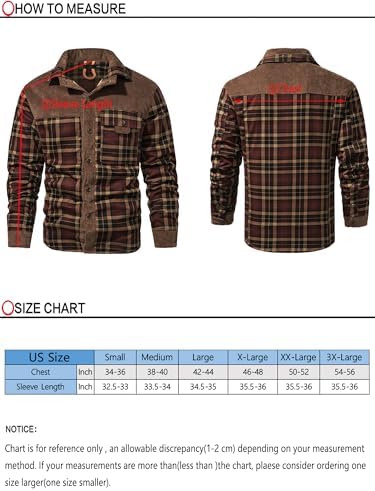 Mr.Stream Men's Outdoor Casual Vintage Long Sleeve Plaid Flannel Button Down Shirt Jacket Mr.Stream