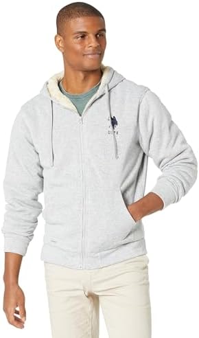 U.S. Polo Assn. Full Zip Fleece Sherpa Lined Hoodie U.S. Polo Assn.