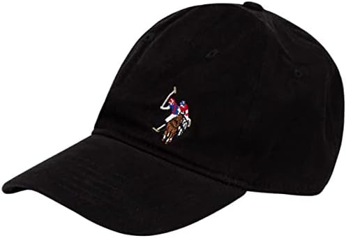 Concept One U.s Polo Assn. Dad Hat, Adult Cotton Adjustable Baseball Cap with Curved Brim and Embroidered Horse Logo Concept One