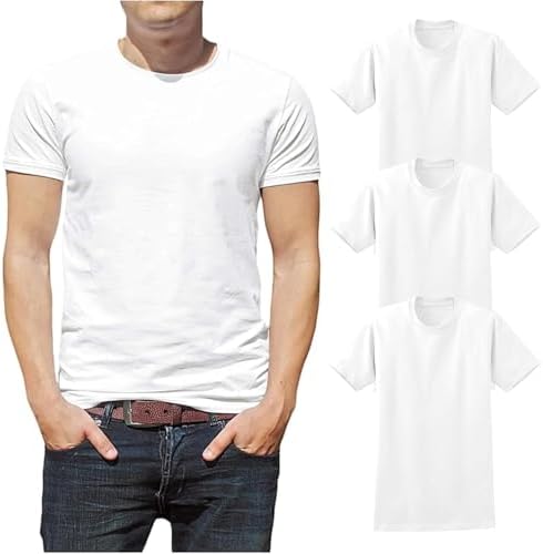 Classic Men's Short Sleeve Cotton Undershirts | Crew Neck T Shirt - Multi & Bulk Wholesale Packs Andrew Scott