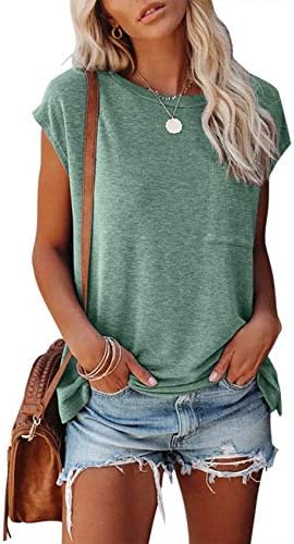 MIROL Women's Short Sleeve Tunic Tops 2025 Basic Loose T Shirts Solid Color Batwing Sleeve Casual Tee Mirol