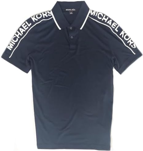 Michael Kors Mens MK Logo 100% Cotton Midnight Blue Polo Shirt XL MICHAEL Michael Kors