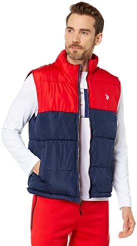 U.S. Polo Assn. Color-Block Puffer Vest U.S. Polo Assn.