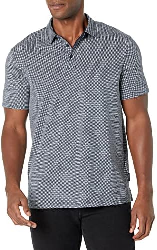 Armani Exchange Men's Allover Printed Logo Piquet Polo Shirt A｜X Armani Exchange