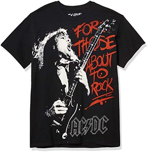 Liquid Blue Men's Those About To Rock T-Shirt Liquid Blue