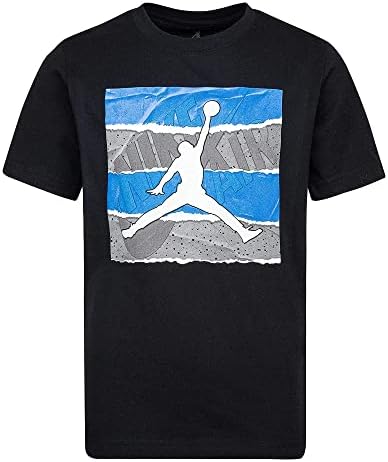 Jordan Boy's AJ Next Chapter Short Sleeve Tee (Little Kids/Big Kids) Black 2-4 Toddler/Little Kid Nike