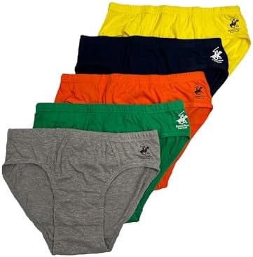 Beverly Hills Polo Club New Men's 5 Pack Low Rise Brief Beverly Hills Polo Club