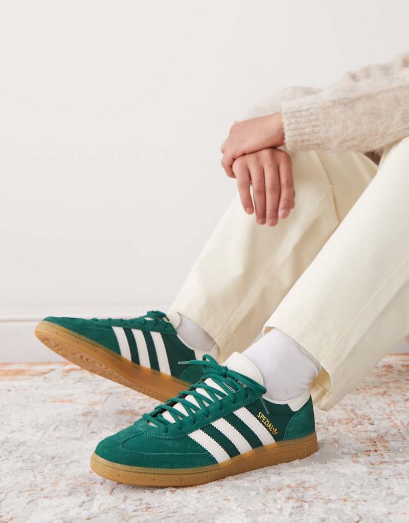 adidas Originals Handball Spezial sneakers in dark green Adidas