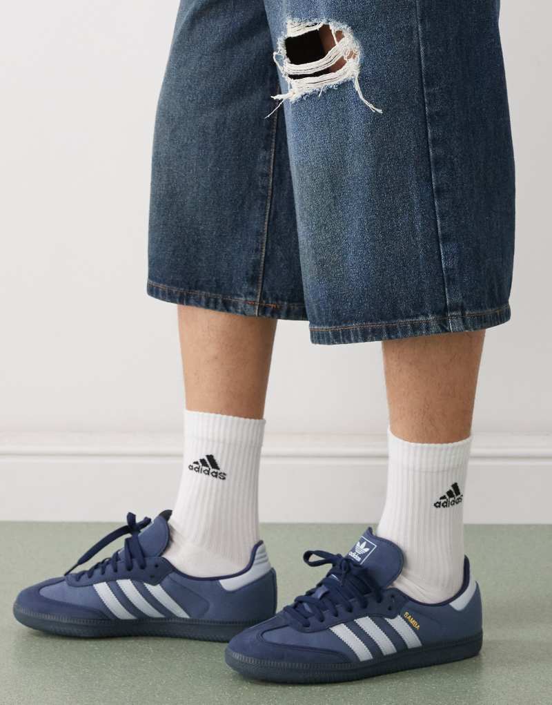 adidas Originals Samba OG sneakers in dark blue Adidas