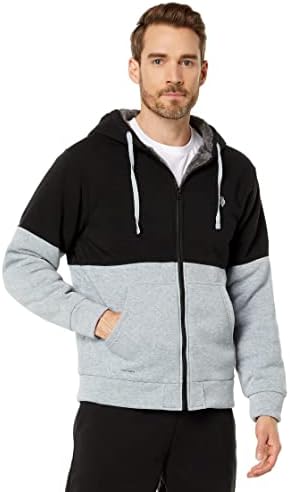 U.S. Polo Assn. Embossed Color-Block Hoodie Black LG U.S. Polo Assn.